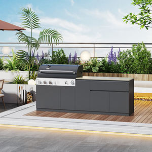 وحدة مطبخ خارجية للشواء مع خزائن ألومنيوم نمطية للحدائق والفناءات - Product Image 2