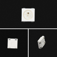 Puce led intelligente, dc5v 5050 ws2812b, version complète, éclairage rgb pixels led smd lc8812b