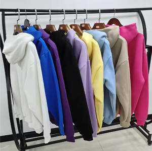 <span class=keywords><strong>Hoodies</strong></span> Personalizados de Alta Qualidade em Fleece com Ombros Caídos para Impressão Digital - Product Image 1