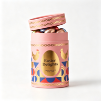 Boîte Cadeau Ronde en Carton Personnalisable avec Logo – Emballage pour Parfums, Cosmétiques, Chocolats, Bonbons, Biscuits, Thé, Fêtes et Rangement