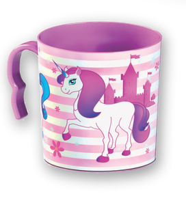 Wholesale Kids Mug Handled 450ml Plastic Unique Design Children <b>Tea</b> <b>Cup</b> Kitchen <b>Set</b> - Product Image 2