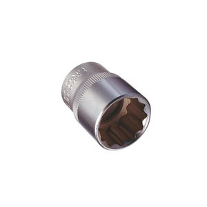 Clé à douille à 12 points en chrome vanadium, finition satinée mate, 1/2 po, 1,3/16 po (92290337146173) - Product Image 4