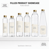 Machine de production, de lavage, de remplissage et de bouchage entièrement automatique 3-en-1 haute efficacité pour eau potable minérale pure et boissons