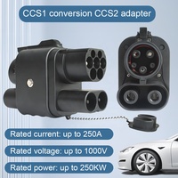 Adaptateur de prise de chargeur EV Tongfu 80A SAE J1772 vers Tesla pour Tesla Model X 3 S