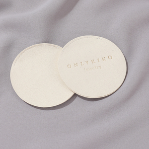 Hot Sale EleQueen Custom Logo Luxury Microfiber Jewelry Packaging Bags Portable Modern Round Pouch for Rings Earrings Necklace - Product Image 4