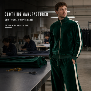 Custom OEM Manufacturer High Quality <b>Velour</b> <b>Tracksuit</b> Set Side Stripe Track Jacket And Jogger Pants <b>Mens</b> <b>Tracksuits</b> - Product Image 3