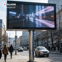 Pantalla LED para Exteriores ALSON, Pantalla LED de Alta Definición, Eficiente Energéticamente, Fácil de Instalar, Panel LED Fijo para Carteleras