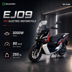 มอเตอร์ไซค์ Ducni 72v 3000w ขนาด 13 นิ้ว พร้อมมอเตอร์ฮับในตัว สำหรับการเดินทางในเมือง รุ่น Ej09 - Product Image 1