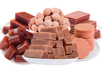 Nieuw Gewas China Natuurlijke Bulkverpakking Zoetzure Meidoornstrips Halfzachte Magere Gezonde Snacks Zak Klaar Eten