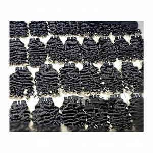 Lot de Cheveux Indiens Vierges Bruts Certifiés Grade 100% Naturels, Non Traités, Cuticules Alignées, Prix Raisonnable, Vagues Humaines Réelles, Ondulations Profondes Souples - Product Image 1