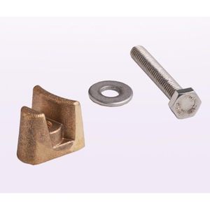 ชุดอุปกรณ์ยึดบันไดสระว่ายน้ำ Swimcare Bronze ขนาด 4 นิ้ว พร้อมสลักเกลียวและแหวนรอง สำหรับสระว่ายน้ำแบบฝังดิน - Product Image 1