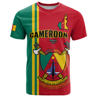 Fournisseurs de vêtements Camiseta Camerun T-shirt super doux Cameroun Vêtements pour hommes