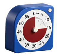 Minuteur de cuisine analogique et numérique rotatif visuel mécanique pour enfants, 60 minutes, idéal pour la salle de classe, le bureau, le restaurant, ou comme cadeau.