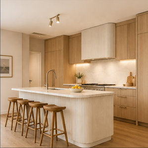 19 Anni di Esperienza: Fabbrica di Foshan, Design Moderno di Mobili da <span class=keywords><strong>Cucina</strong></span> Bianchi, Progetti Personalizzati, Armadi da Dispensa, Vendita all'Ingrosso - Product Image 1