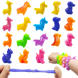 Pulsera de Dibujos Animados de TPR con Múltiples Animales, Dinosaurio, Unicornio 3D, Elástica, Sensorial, Antiestrés, Juguete para Niños - Product Image 1