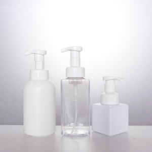 Mini botella de espuma cosmética para limpiadores faciales, Espumador de plástico vacío negro, dispensador de jabón de manos, botella con bomba de espuma, 50 ml, 2 oz - Product Image 4