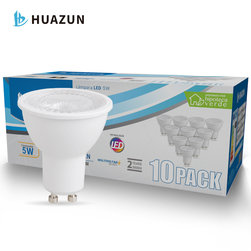 MR16 GU10 GU5.3 5W 6W 7W WiFi bombilla led 5W 2400 7000K GU10 lámpara Spot LED