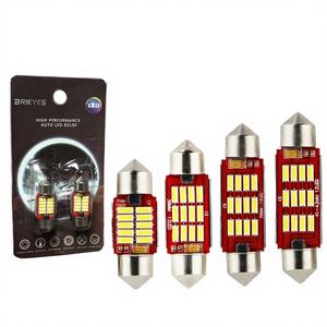 Ampoules LED de haute qualité pour éclairage intérieur de voiture, type C5W Festoon T10-31/36/39/41/44mm, Audi 2002-2016, 12V - Product Image 2