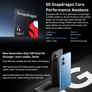 Versión para <span class=keywords><strong>Redmi</strong></span> <span class=keywords><strong>Note</strong></span> 12 5G, Snapdragon 4 Gen 1, Pantalla AMOLED, Carga Rápida de 33W, Cámara de 48MP, 5000mAh, Teléfono Inteligente 5G - Product Image 4