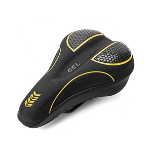 Housse de selle de vélo de montagne en silicone épaissi avec motif nid d'abeille - Product Image 4