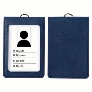 Porta Tarjetas de Visita, Porta Credenciales de Trabajo, de Cuero PU, con Logotipo Personalizado, Estilo Moderno, 3 Tamaños, con Cordón, Porta Identificación - Product Image 6