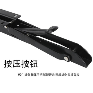 K Fold Bracket Wall Mounted Shelf Support <b>Frame</b> Ironwork Painting Durable Modern Simple Design - Product Image 3