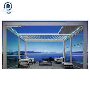 Les pavillons de jardin <span class=keywords><strong>PRIMA</strong></span> de haute qualité en aluminium sont équipés de parasols électriques et de toits modernes - Product Image 5