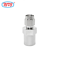 Connecteurs d'usine FME mâle vers RP SMA, connecteur RF droit, adaptateur de câble coaxial FME/SMA, connecteurs en stock