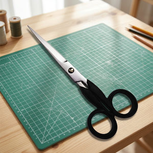 Ciseaux de barbier professionnels ASAP en acier inoxydable pour droitiers, à long manche, finition miroir, ciseaux de précision pour salon - Product Image 6