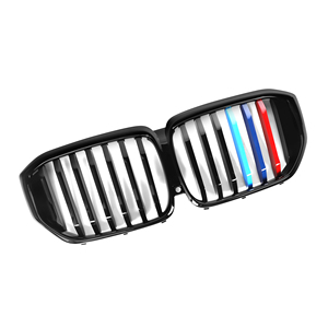 لـ X5 G05 LCI-في المصد الأمامي شواء ABS لامع أسود <span class=keywords><strong>M</strong></span> المشط شريحة واحدة خفيفة الوزن حالة قطع غيار السيارات الجديدة - Product Image 2