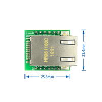 El módulo Ethernet TCP/IP del módulo W5500 es compatible con la interfaz de red WIZ820IO