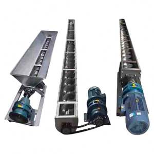 Transportador de Tornillo sin Eje de Acero Inoxidable Tipo U para Pellets de Alimentos, Hormigón y Lodos, para Carga y Elevación en Líneas de Montaje - Product Image 5