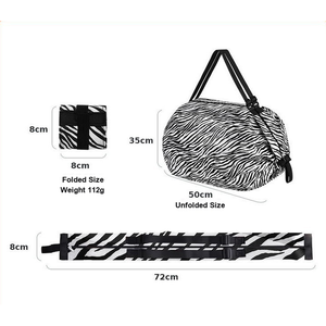 Borsa a spalla singola personalizzata grande e impermeabile eco- friendly per la spesa del supermercato - Product Image 3