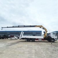Grúa Montada en Camión SHACMAN 6x4 de 10.77-23.8M de Altura, 20 Toneladas, Equipo de Elevación para Construcción de Carreteras en Nigeria, Camión Grúa de Servicio Pesado
