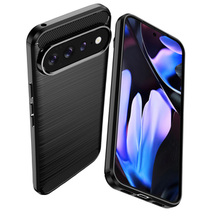 <span class=keywords><strong>Coque</strong></span> de protection antichoc en TPU souple avec texture fibre de carbone anti-rayures pour <span class=keywords><strong>Google</strong></span> <span class=keywords><strong>Pixel</strong></span> 11 Pro XL 10 9A 8 7 6 Pro - Product Image 1