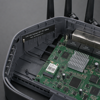 Antenne WiFi FuRao FR-2458-001 FPC carrée mini double bande 2,4 GHz 5,8 GHz 3,5 dBi à gain élevé pour connecteur MHF4 routeur WiFi ESP32
