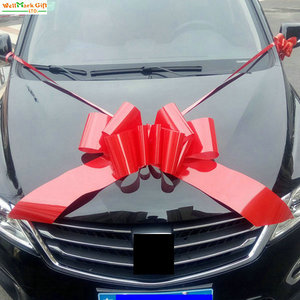 30 pouces Jumbo Navy Pull String ruban nœud <span class=keywords><strong>pour</strong></span> extérieur noël cadeau emballage voiture saint-valentin mariage fête <span class=keywords><strong>porte</strong></span> décoration - Product Image 2
