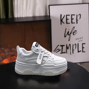 <strong>Chunky</strong> <strong>Shoes</strong> Casual Running <strong>Shoes</strong> Sneaker Lace-up Height Platform Walking Style for Women <strong>Shoes</strong> - Product Image 3