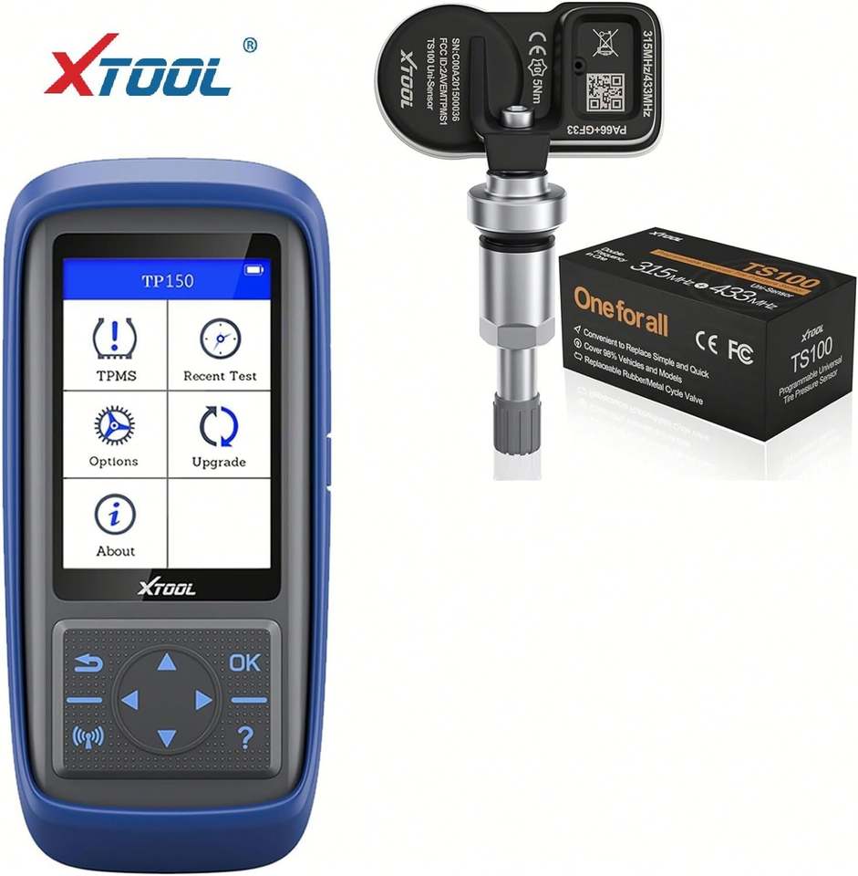 XTOOL TS100-Sensor 2 in 1 Replacement Tire Pressure Sensor TPMS New ...