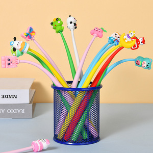 Stylo Gel Squishy Mignon Dessin Animé en Silicone Souple Anti-Stress 0,5 mm Kawaii Fournitures Scolaires Étudiant Cadeau en Gros - Product Image 2