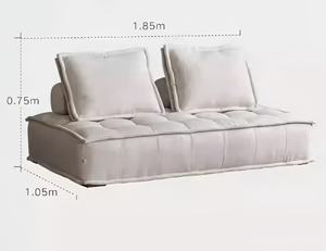 Paket kompresi pabrik furnitur ruang tamu Sofa kain lembut malas kombinasi - Product Image 6