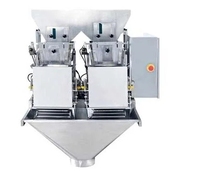 Poudre de noix solides, haute qualité, prix d'usine, Snacks, aliments soufflés, balance linéaire à 4 têtes, peseur automatique