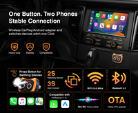 Adaptador Inalámbrico CarPlay OEM Compatible con Vehículos Equipados con CarPlay Cableado, Caja de Conexión para Automóvil, Apto para Más de 800 Vehículos