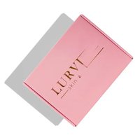 Boîtes d'expédition en carton ondulé de haute qualité pour chaussures en tissu de marque, boîtes en papier rose réutilisables avec logo pour l'expédition de produits de soin de la peau