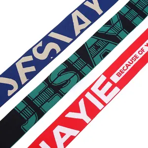 OEM Personal Customization Jacquard Elastic Band Stretchy Jacquard Webbing Woven Spandex Rubber Webbing For Men Boxers Underwear