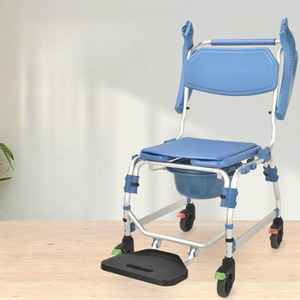 Silla de Baño Plegable Portátil para Uso Doméstico, Ideal para el Cuidado en el Hogar, para Personas Mayores, Mujeres Embarazadas, Antideslizante - Product Image 2