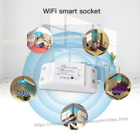Interruptor Inteligente WiFi Universal Tuya, Temporizador DIY de 10A, Control Remoto Inalámbrico por Aplicación Smart Life, Compatible con Alexa y Google Home