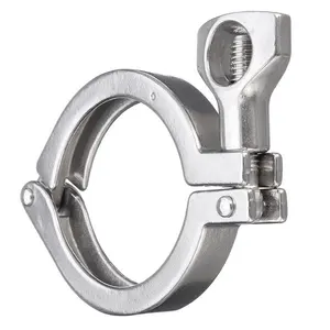 In Acciaio Inox 304 Singolo Pin Heavy Duty Tri Morsetto con Dado Ad Alette per Ghiera TC 1.5 pollici