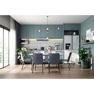 Fábrica Directa en China, Cocinas Modernas de Diseño de Lujo en Madera Contrachapada Blanca, Características: Muebles de Cocina Modernos de MDF - Product Image 3