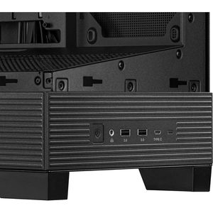 Boîtier de jeu ASUS A31 TG noir, format Mid-Tower, ATX, double verre trempé sans cadre, connecteurs BTF cachés, prise en charge du refroidissement AIO 360 - Product Image 1